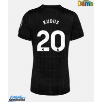 Tottenham Hotspur Mohammed Kudus #20 Bortedrakt Dame 2025-26 Kortermet